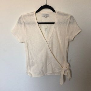 Madewell Tie Blouse
